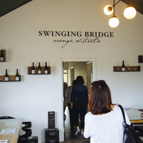 a person standing in a room