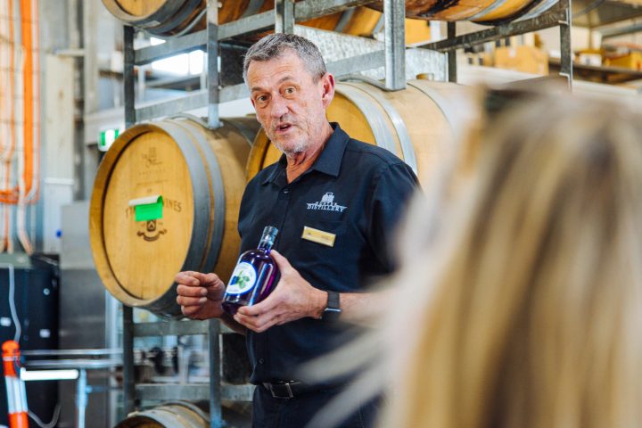a man holding a wine glass