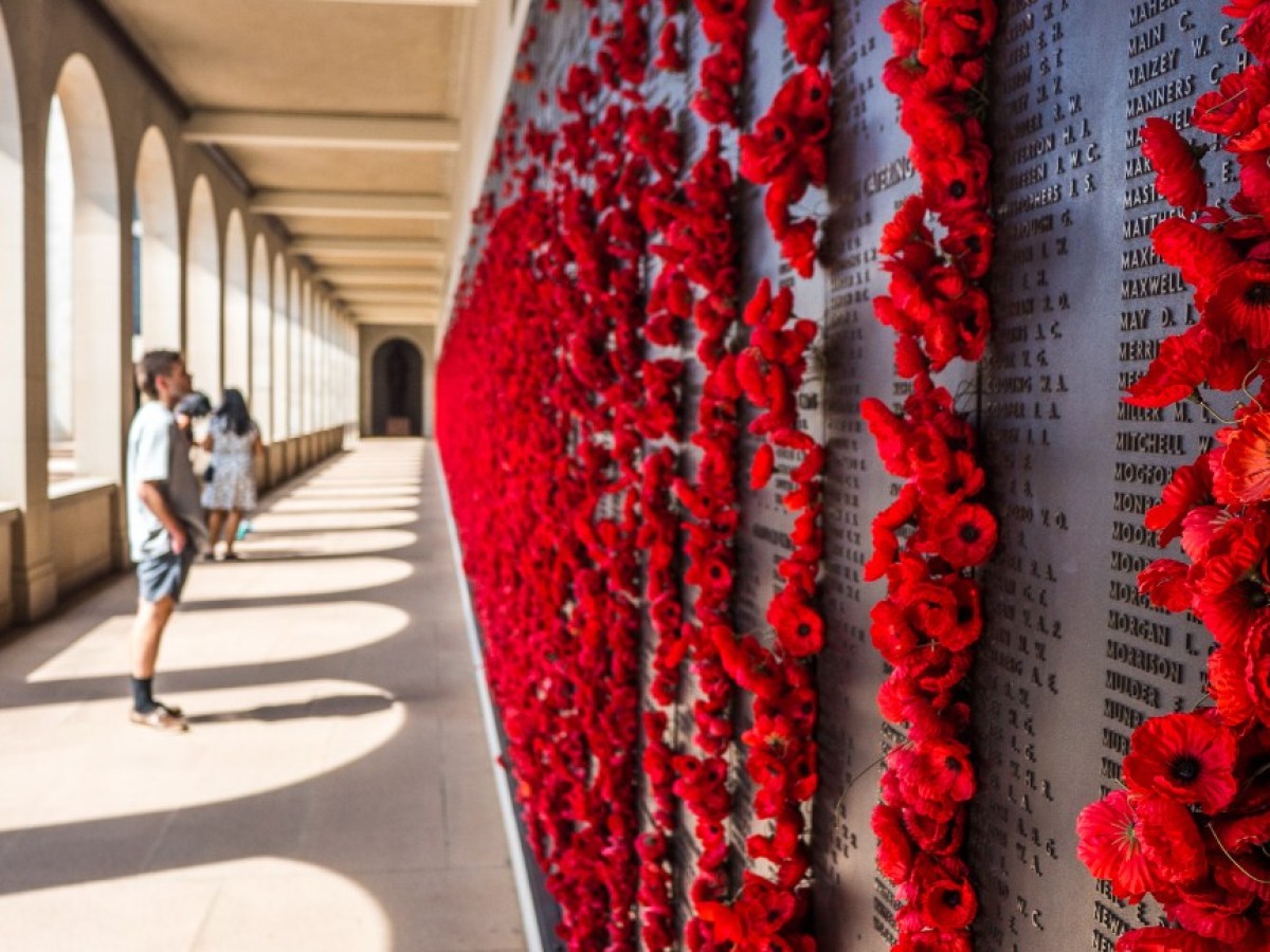 Wander through the installations at the Australian War Memorial in Canberra
